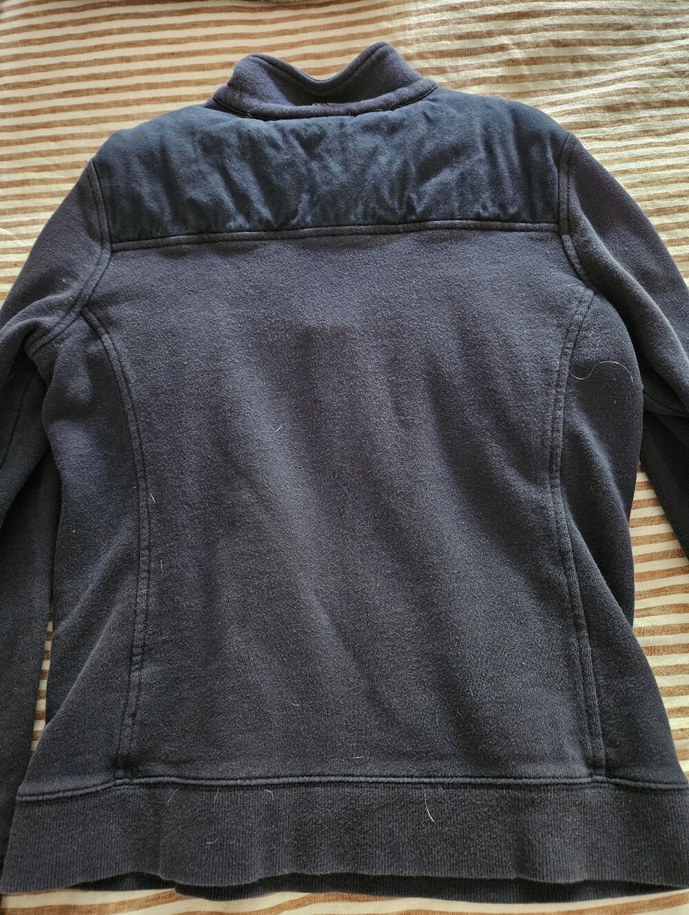 Vineyard Vines Charcoal Quarter-Zip Fleece Pullover - Picture 3 of 3